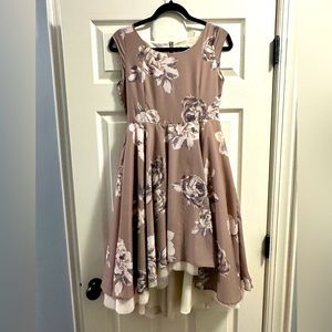 Malaya Dress in Neutral Floral by Joyfolie
